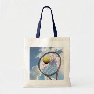 Tennis Lover Racket en Ball in Air Bag Tote Bag