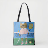 Tennis mam Life for cat lover Draagtas (Voorkant)