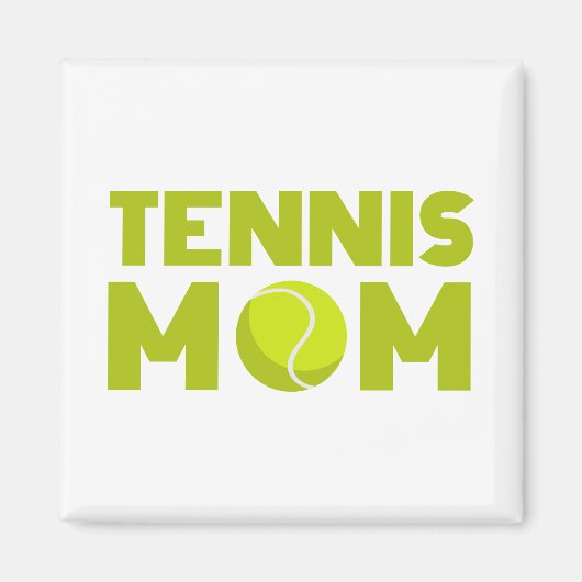 Tennis mama magneet (Voorkant)