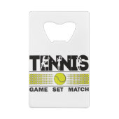 Tennis - Match Jeu (Dos)