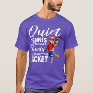 Tennis Match Racket Speler Court Sport Grappige Ka T-shirt