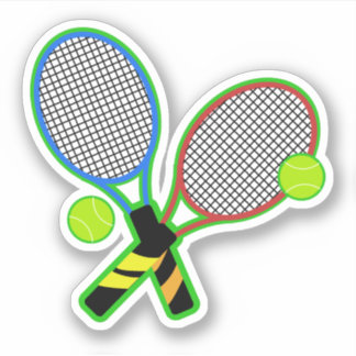 Tennis Match Sticker