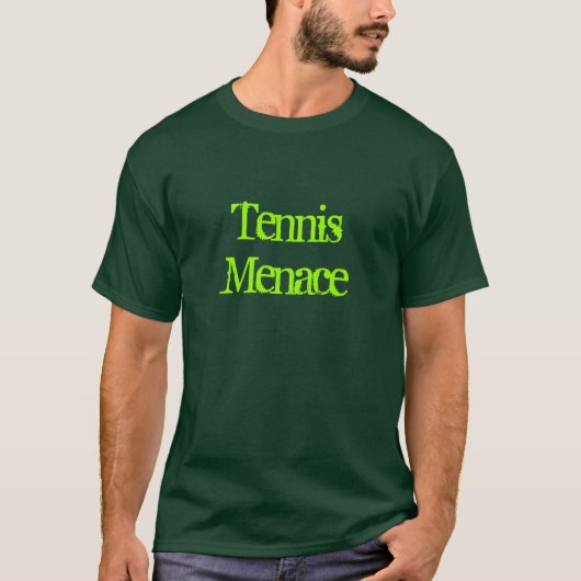 Tennis Menace T-shirt (Voorkant)