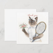 Tennis Merci chat pour les amoureux des chats (Devant / Derrière)