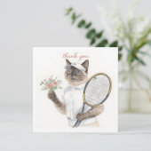 Tennis Merci chat pour les amoureux des chats (Debout devant)