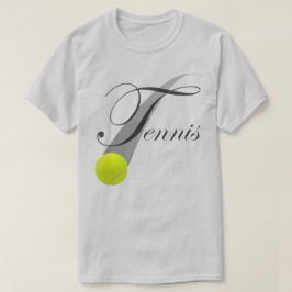 Tennis met tennisbal t-shirt