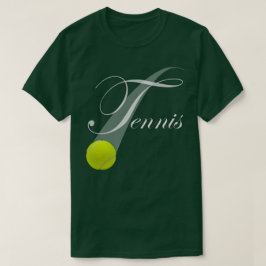 Tennis met tennisbal t-shirt