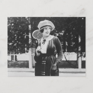 Tennis-Mode 1920 Briefkaart