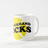 Tennis mug cadeau avec drôle de slogan disant (Devant droit)