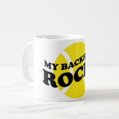 Tennis mug cadeau avec drôle de slogan disant (Devant gauche)