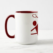 Tennis mug - choisir style & personnaliser (Gauche)