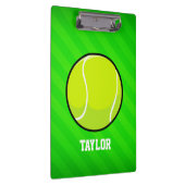 Tennis; Neon Green Stripes Klembord (Rechts)