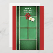 Tennis Noël Noël Cartes du Nouvel An (Devant / Derrière)