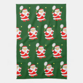 Tennis Noël serviette de cuisine (Vertical)