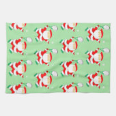 Tennis Noël serviette de cuisine (Horizontal)