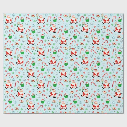 Tennis Noël Vacances Papier cadeau enveloppant (Plat)