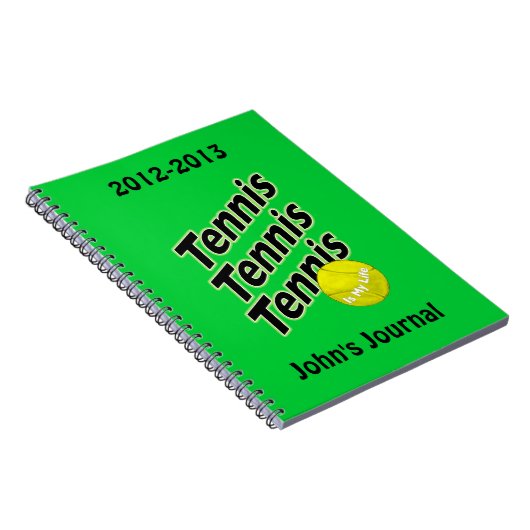 Tennis Note Book Notitieboek (Rechterzijde)