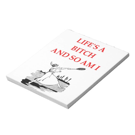 tennis notitieblok (Gedraaid)