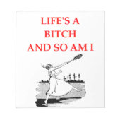 tennis notitieblok (Voorkant)