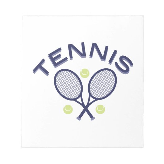 Tennis Notitieblok (Voorkant)