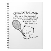 Tennis Notitieboek (Voorkant)
