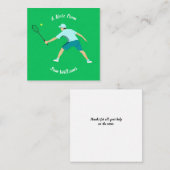 Tennis Notitiekaartje (Voorkant / Achterkant)