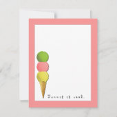 Tennis Notitiekaartje (Voorkant)