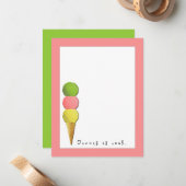 Tennis Notitiekaartje (Voorkant / Achterkant in situ)