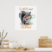 Tennis Nut Poster (Keuken)