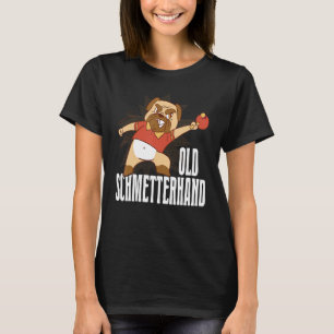 Tennis Old Schmetterhand Pingpong Outfit Dog T-shirt