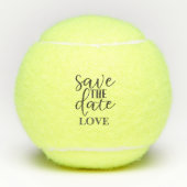 Tennis opslaan Datum LOVE Tennisballen (Voorkant)