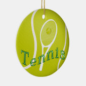 Tennis Ornaments Keramisch Ornament (Rechts)