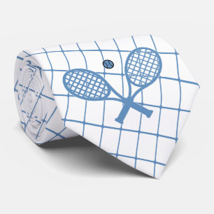 Tennis ou Racquetball sur la cravate à bille Bleue