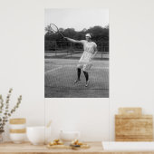 Tennis Outfit, jaren 20 Poster (Keuken)