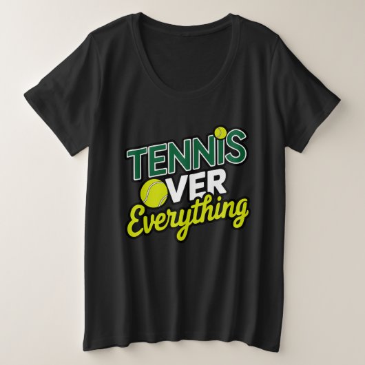 Tennis Over Everything - Design Graphique tennis (Design devant)