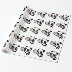 Tennis Panda Cadeaupapier