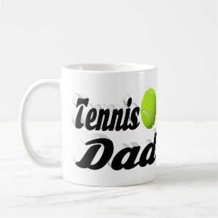 Tennis Papa demi-texte Café Mug