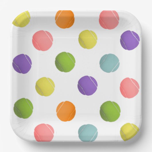 Tennis Papieren Bordje (Voorkant)