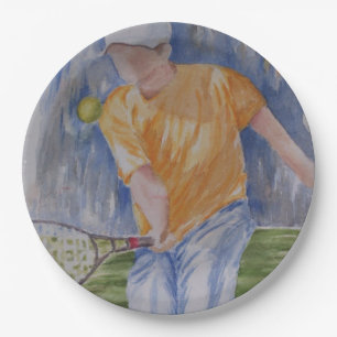 TENNIS PARTIJ PAPIEREN BORDJE