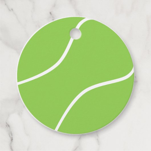 Tennis Party for Label, Birthday Label (Voorkant)