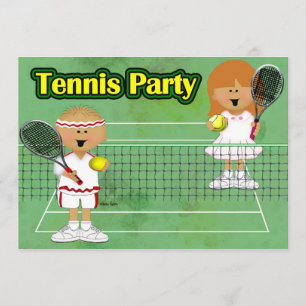 Tennis Party Kaart
