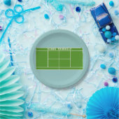 Tennis Party Papieren Bordje (Feest)