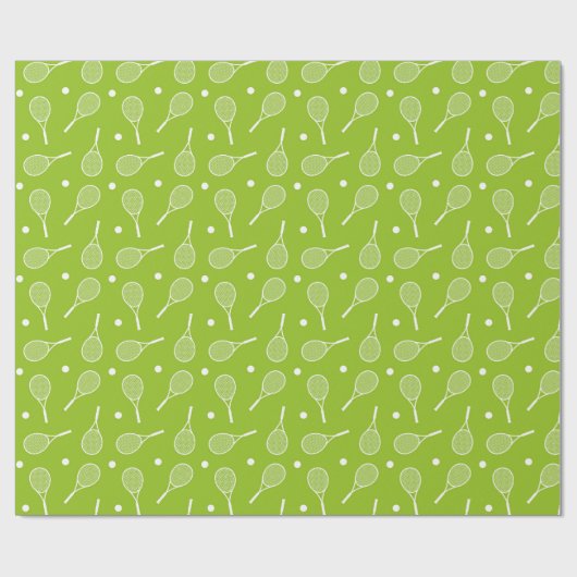 Tennis Pattern Cadeaupapier (Vlak)