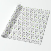 Tennis Pattern Cadeaupapier (Uitgerold)