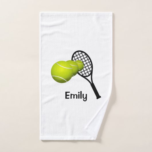 Tennis personnalisé (Serviette à main)