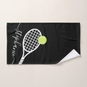Tennis Personnalisé Filles Nom du script Serviette (Serviette à main)