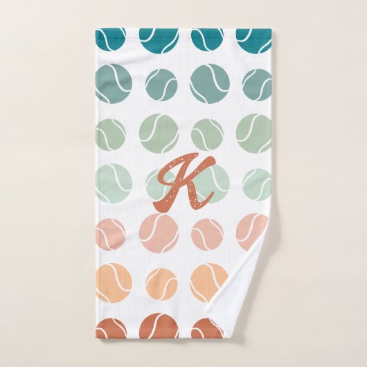 Tennis Personnalisé tendance Terracotta (Serviette à main)