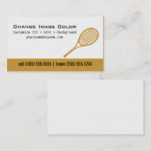 Tennis - Persoonlijk Visitekaartje (Voorkant / Achterkant)