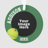 Tennis Photo personnalisée Noël (dos)