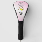 Tennis Pink Sports Golfheadcover (Voorkant)